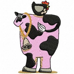 Cows Embroidery Design 10 Cows Embroidery Design 10